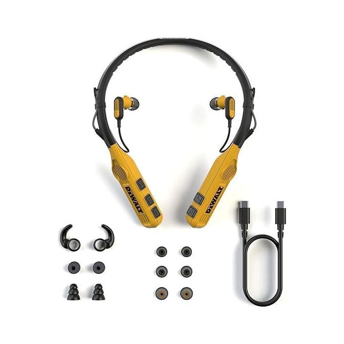 DEWALT PRO MAX NECKBAND EARPHONES WITH SPEAKERS DWT1902093