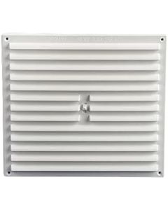 (C) 1210W TIMLOC WHITE HIT & MISS VENTILATOR 9" X 9"