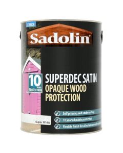 5101904 SADOLIN SUPERDEC SATIN BASE WHITE W0 1LTR
