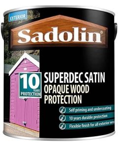 5101905 SADOLIN SUPERDEC SATIN BASE WHITE W0 2.5LTR