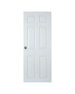 GRAINED 6 PANEL MOULDED DOOR 2'6" X 6'6" X 35MM - 12411