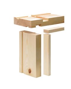 32 x 140MM SOFTWOOD DOOR LINING SET 2'3"/2'6" REVERSIBLE - WITH STOP