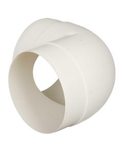 DOMUS 690 150MM (6") EASIPIPE RIGID ROUND DUCT 90DEG BEND