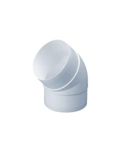 DOMUS 691 150MM (6") EASIPIPE RIGID ROUND DUCT 45DEG BEND