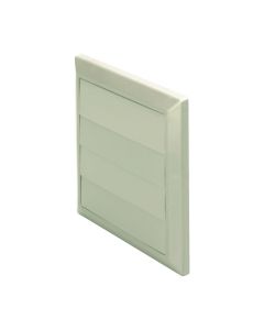 6900W DOMUS 150MM(6")  EASIPIPE EXTERNAL GRILLE W/ GRAVITY SHUTTERS