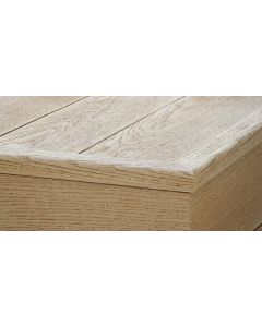 (C) MILLBOARD MEBB360D BULLNOSE BOARD SMOKED OAK / DRIFTWOOD 3600MM X 150MM X 32MM