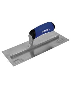 FAITHFULL PRESTIGE STAINLESS STEEL PRE-WORN PLASTER"G TROWEL 16" X 5"