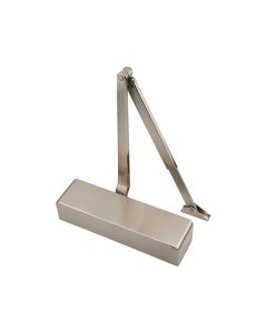 (C) 28985 ECLIPSE SIZE 2-4 DOOR CLOSER RADIUS COVER SILVER CE CERTIFIRE