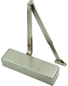 (C) 28989 ECLIPSE SIZE 2-4 DOOR CLOSER RADIUS COVER SATIN CE CERTIFIRE