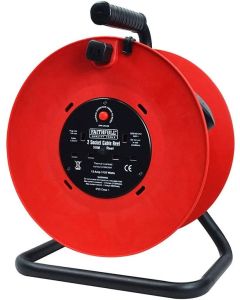 FPPCR50M FAITHFULL OPEN CABLE REEL 50MTR [230V] 13A 2 SOCKET