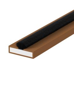 LP1004/SS LORIENT INTUMESCENT SMOKE & FIRE BRUSH SEAL  10mm X 4mm X 2.1M LIGHT BROWN