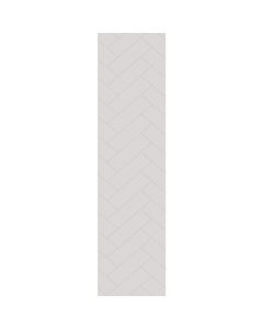 FIBO 2094-M72  URBAN HERRINGBONE TILE EFFECT WALLPANEL 600 X 2400 WHITE SILK *O*