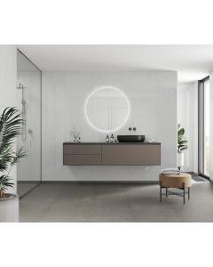 (C) FIBO T3487-M6060  WALLPANEL 600 X 2400MM  BRIGHT MARBLE HIGH GLOSS TILE EFFECT