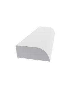 607/025/BW KESTREL25MM X 9MM X 5M PENCIL ROUND FILLET - B/WHITE
