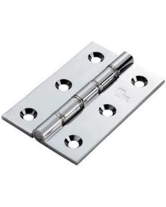 HDSSW5CP/RP CARLISLE BRASS DOUBLE S/S WASHERED HINGE 102 X 67 X 4MM CP [PK-2]
