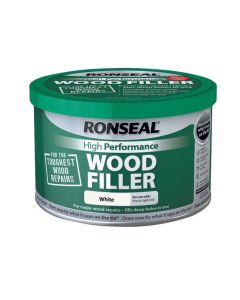 (C) RONSEAL 35303 HIGH PERFORMANCE WOOD FILLER WHITE 275G TUB