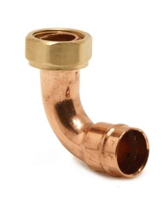 08720 YP63 YORKSHIRE SOLDER RING BENT TAP CONNECTOR 15MM X 1/2" *O*