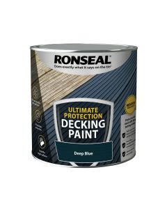 *CLEARANCE* RONSEAL 39147 ULTIMATE PROTECTION DECKING PAINT DEEP BLUE 2.5LTR