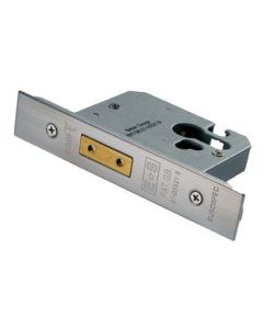 (C) EDS5030SSS ARCHITECTURAL EURO PROFILE DEADLOCK 75MM SATIN STAINLESS STEEL