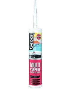 (C) 6001096/C23 TOP GUN ALL PURPOSE SILICONE SEALANT CLEAR C3 PACK (310ml)