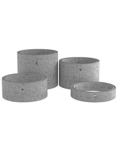 (C) MANHOLE RING [NO STEPS] 900MM DIAMETER X 1000MM