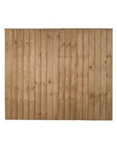 6' X 6' (1.83M x 1.83M) PRESSURE TREATED VERTICAL BOARD FENCE PANEL