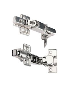*CLEARANCE* 204379P TIMCO CLIP ON CABINET HINGES 35MM- 170 DEGREE [PK-2]