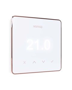 (C) WARMUP ELM-01-WH-RG ELEMENT UNDERFLOOR HEATING WIFI THERMOSTAT - LIGHT