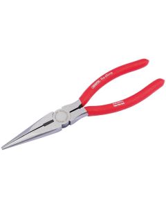 *CLEARANCE* 68238 DRAPER REDLINE LONG NOSE PLIER WITH PVC DIPPED HANDLE  200MM