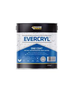 SIKA EVERCRYL ONECOAT INSTANT WATERPROOFING ROOF COATING GREY 2.5KG