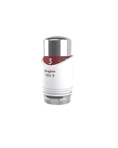 (C) 07 25 006 DRAYTON TRV4 CLASSIC WHITE INTEGRAL HEAD ONLY