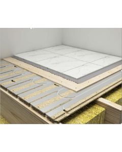 (C) WARMUP ECONNA PANEL - P5 GROOVED CHIPBOARD WITH BUILT IN DIFFUSER - 22MM X 600MM X 2400MM (150MM CENTRES)