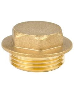 BRASS FLANGED PLUG 1/2"