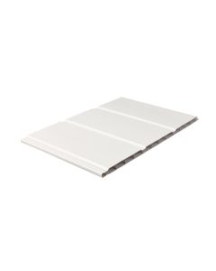 (C) HOLL3005GW KESTREL HOLLOW SOFFIT 300MM X 9MM X 5M - B/WHITE