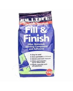 TEMBE F18326 FILLTITE FILL & FINISH MULTI-PURPOSE FILLER 5KG WHITE