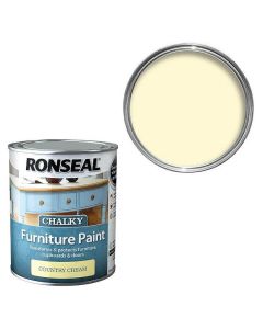 37483 RONSEAL CHALKY FURNITURE PAINT CREAM 750ML