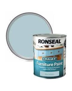 37486 RONSEAL CHALKY FURNITURE PAINT DUCK EGG 750ML