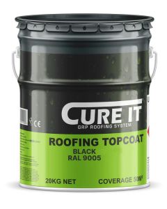 *CLEARANCE* CURE IT ROOFING TOPCOAT GRAPHITE 20KG