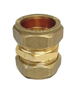 EMBRASS STRAIGHT COUPLING HEAVY PATTERN 22MM