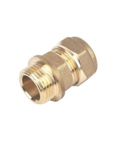 EMBRASS MALE COUPING HEAVY PATTERN 22MM X 1"