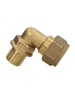 EMBRASS MALE ELBOW HEAVY PATTERN 15MM X 1/2"