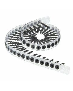 (C) DWS38BPC FORGEFIX DRYWALL COLLATED BLACK PHOSPHATE SCREWS 3.9 X 38MM [BOX-1000]