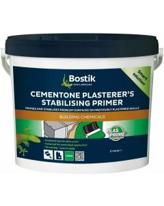 (C) BOSTIK PLASTERER'S GRIT PRIMER PLASPRIME TECHNOLOGY GREEN 5LTR