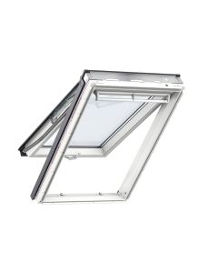 (C) VELUX GPU CK04 0070 CLEAR GLAZED WINDOW WHITE POLYURETHANE TOP HUNG