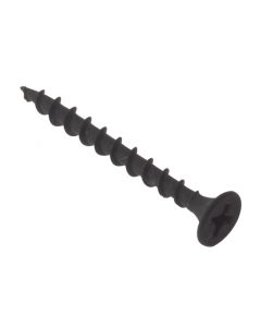 (C) 200DWS45BP FORGEFIX BLACK PHOSPHATE DRYWALL SCREWS 3.5 x 45mm (BOX 200)