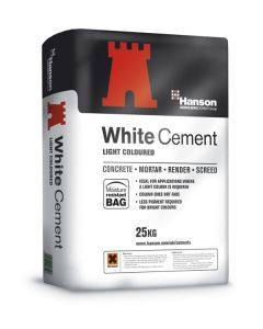 HANSON WHITE CEMENT 25KG