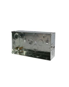 JC030  2 GANG 35MM METAL BOX