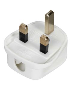 *CLEARANCE* PPJ010 13AMP WHITE RESILIENT PLUG