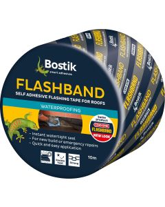 30812238 BOSTIK SELF ADHESIVE FLASHBAND TAPE ORIGINAL X 10M GREY 450MM