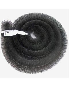 FLOPLAST GUTTER BRUSH BLACK 105mm x 4m